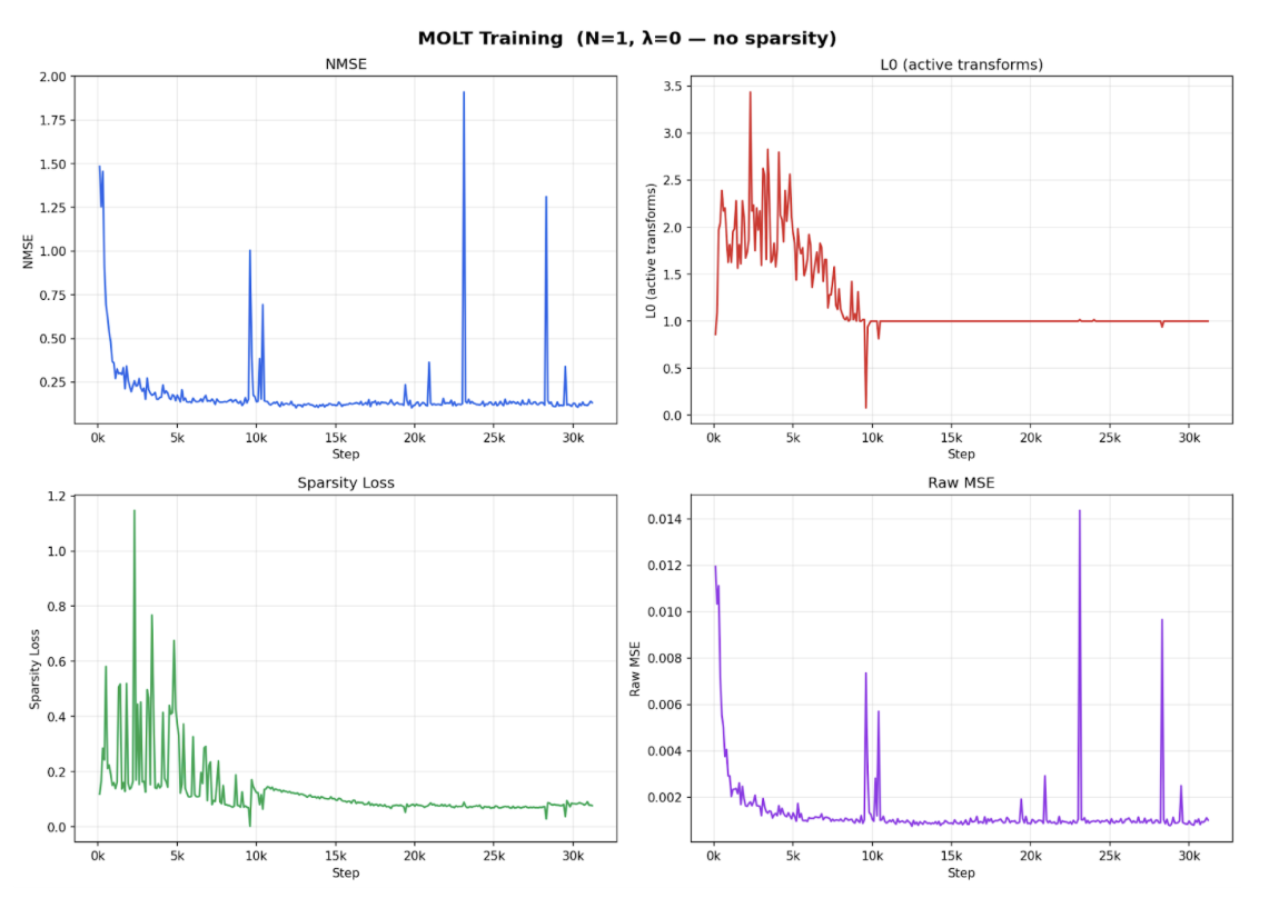 Lambda 0 MOLT Training Collapse